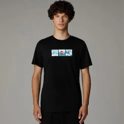Fashion The North Face Expedition System Graphic T-shirt Til Herrer TNF Black