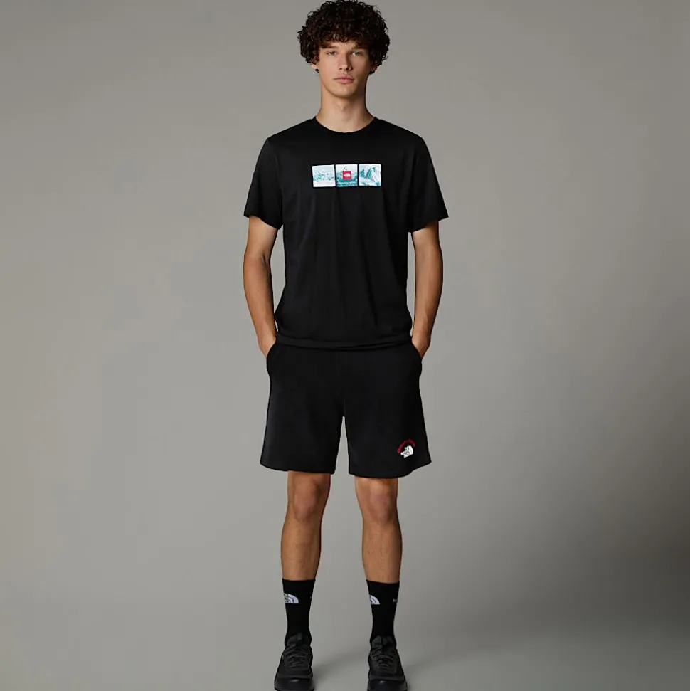 Fashion The North Face Expedition System Graphic T-shirt Til Herrer TNF Black