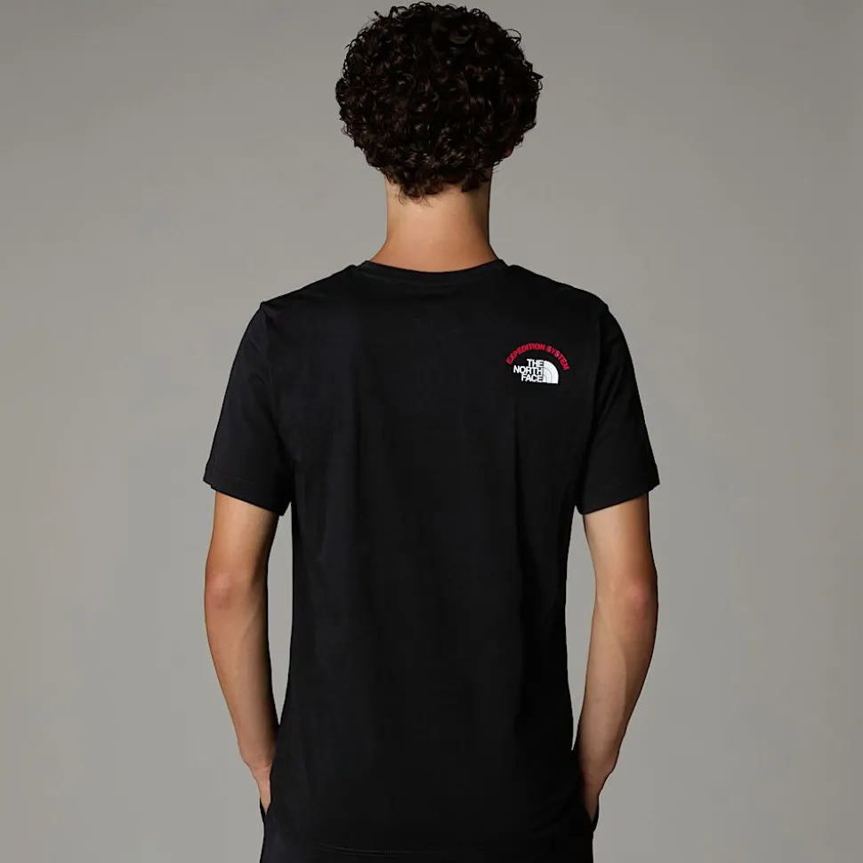 Fashion The North Face Expedition System Graphic T-shirt Til Herrer TNF Black
