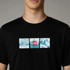 Fashion The North Face Expedition System Graphic T-shirt Til Herrer TNF Black