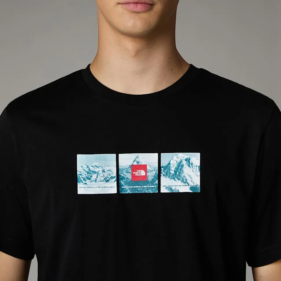 Fashion The North Face Expedition System Graphic T-shirt Til Herrer TNF Black
