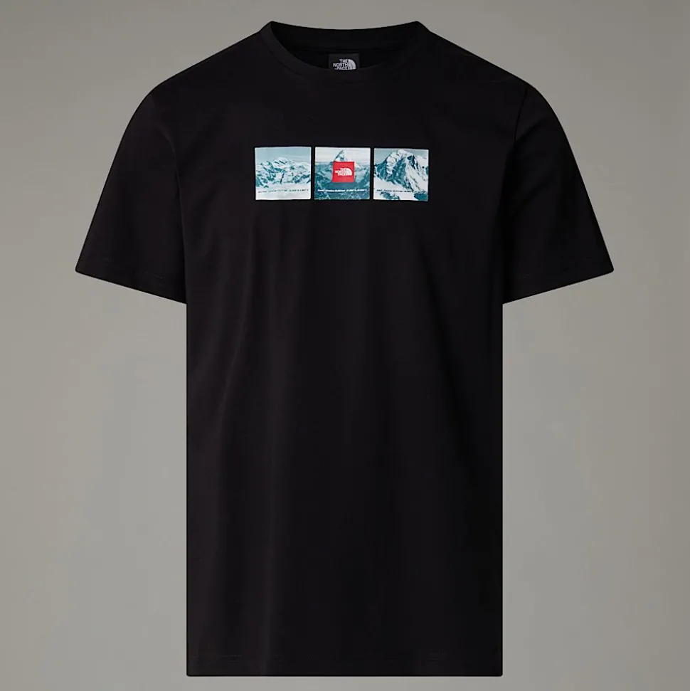 Fashion The North Face Expedition System Graphic T-shirt Til Herrer TNF Black