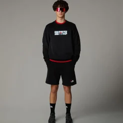 Shop The North Face Expedition System Graphic Sweatshirt Til Herrer TNF Black