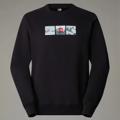 Shop The North Face Expedition System Graphic Sweatshirt Til Herrer TNF Black