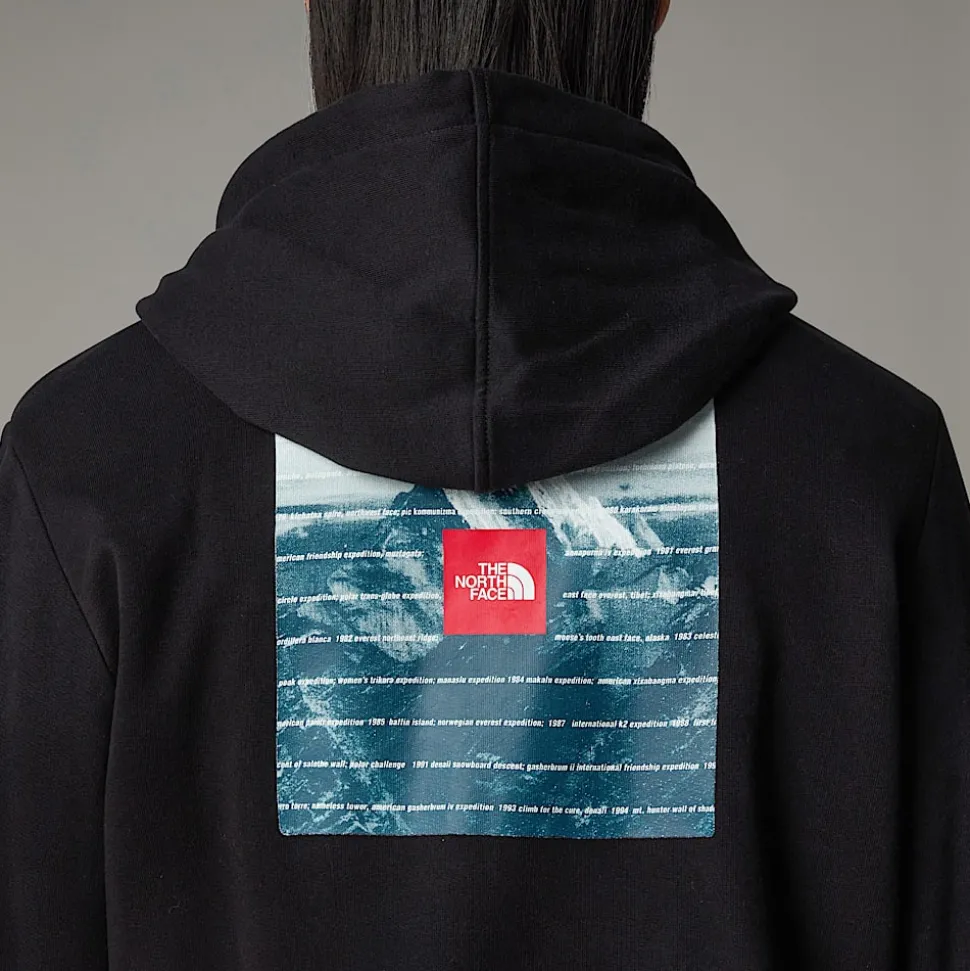 Online The North Face Expedition System Graphic Hættetrøje Til Herrer TNF Black
