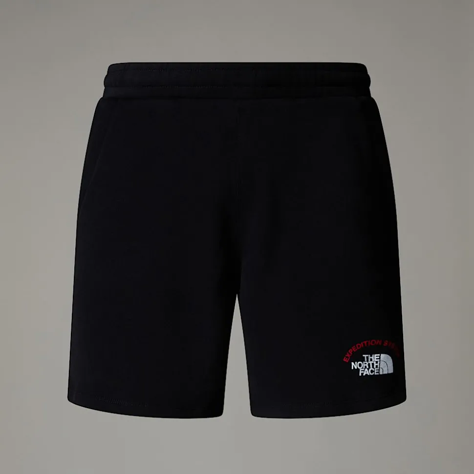 Clearance The North Face Expedition System Graphic Shorts Til Herrer TNF Black