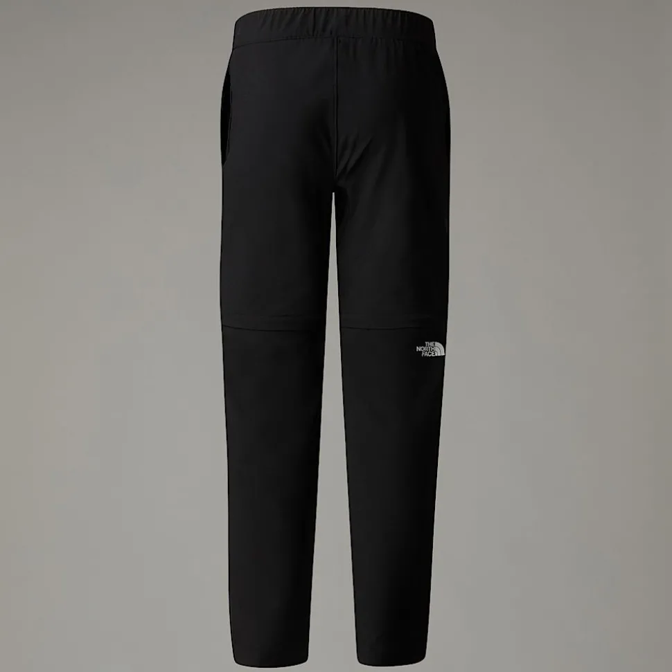 New The North Face Exploration Convertible Bukser Til Drenge TNF Black