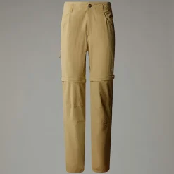 Shop The North Face Exploration Convertible Straight Bukser Til Damer Khaki Stone-NPF