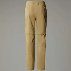 Shop The North Face Exploration Convertible Straight Bukser Til Damer Khaki Stone-NPF