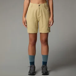 Shop The North Face Exploration Convertible Straight Bukser Til Damer Khaki Stone-NPF