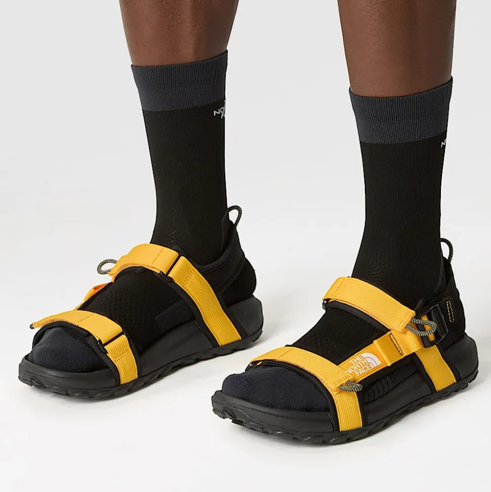 Cheap The North Face Explore Camp Sandaler Til Herrer Summit Gold-TNF Black