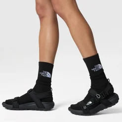 Fashion The North Face Explore Camp Sandaler Til Damer TNF Black-TNF Black