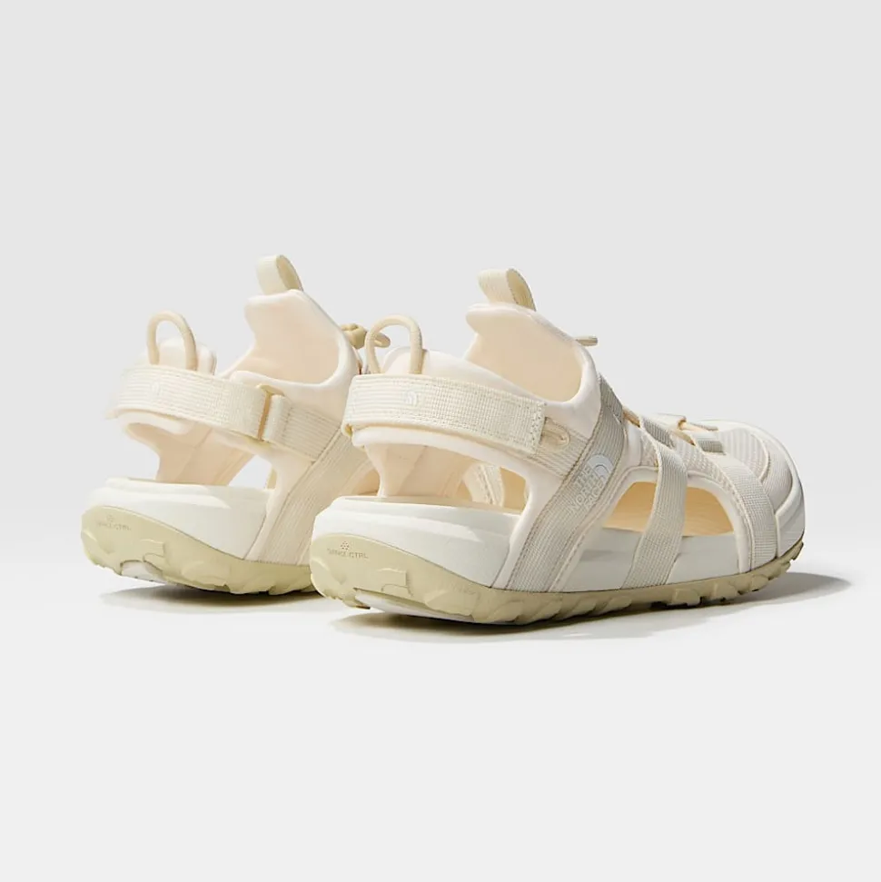 Outlet The North Face Explore Camp Shandaler Til Damer WHITE DUNE/GRAVEL