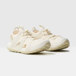 Outlet The North Face Explore Camp Shandaler Til Damer WHITE DUNE/GRAVEL