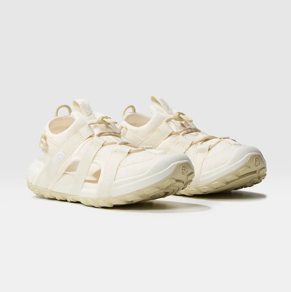 Outlet The North Face Explore Camp Shandaler Til Damer WHITE DUNE/GRAVEL