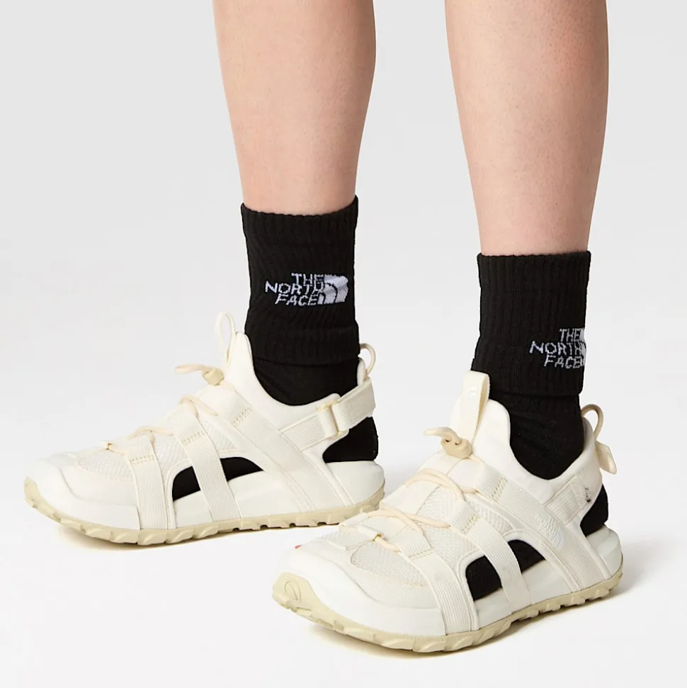 Outlet The North Face Explore Camp Shandaler Til Damer WHITE DUNE/GRAVEL