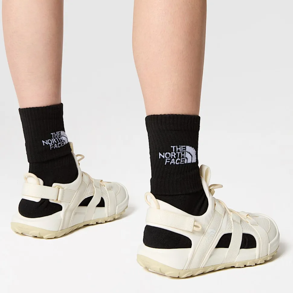 Outlet The North Face Explore Camp Shandaler Til Damer WHITE DUNE/GRAVEL