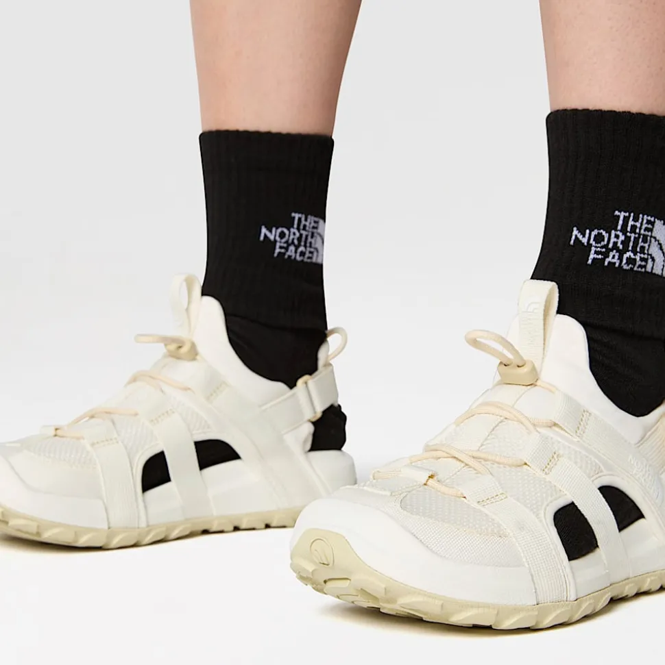 Outlet The North Face Explore Camp Shandaler Til Damer WHITE DUNE/GRAVEL