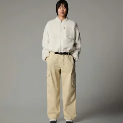 Best Sale The North Face Extreme Pile Fleece Med Lynlås Til Damer White Dune