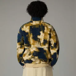 Clearance The North Face Extreme Pile Pullover Fleece Til Herrer Midnight Petrol TNF Bleach Dye Print-TNF Black