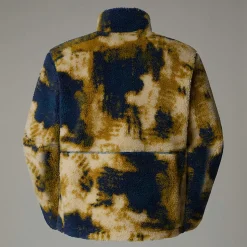 Clearance The North Face Extreme Pile Pullover Fleece Til Herrer Midnight Petrol TNF Bleach Dye Print-TNF Black