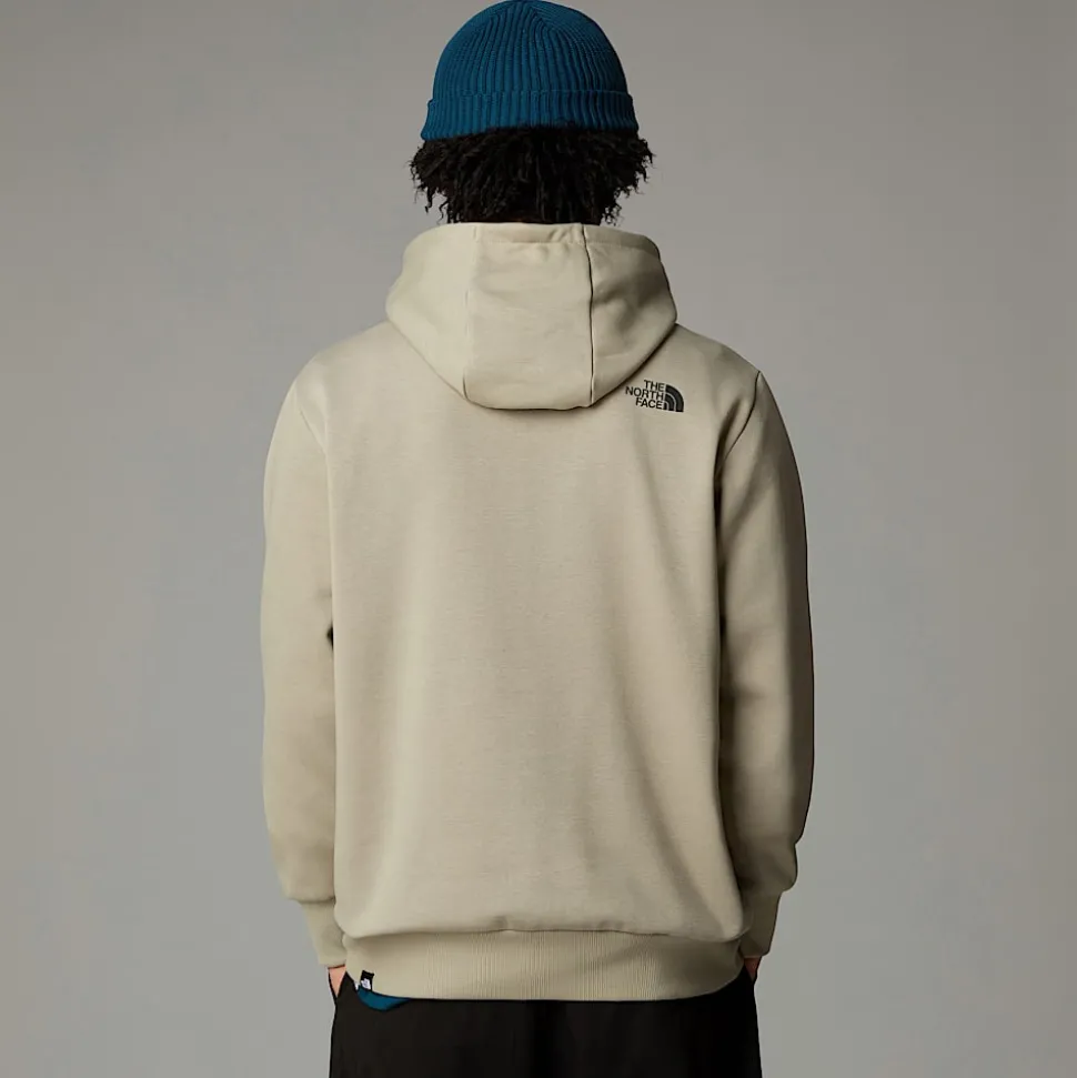 Best The North Face Fine Hættetrøje Til Herrer Clay Grey