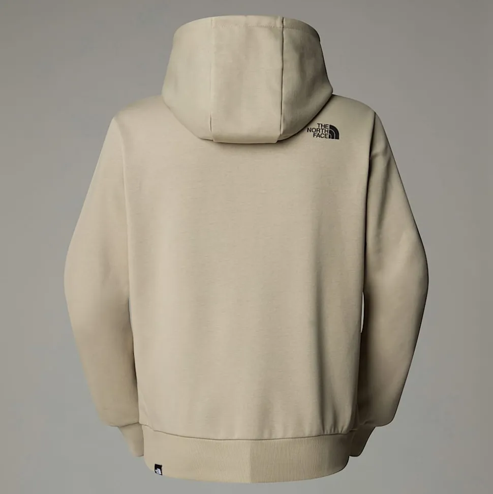 Best The North Face Fine Hættetrøje Til Herrer Clay Grey