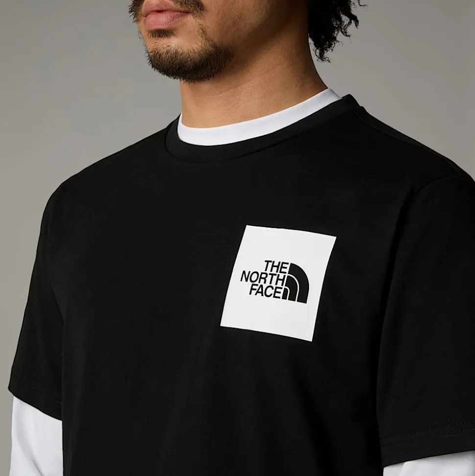 New The North Face Fine T-shirt Til Herrer TNF Black