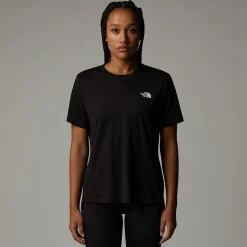 Cheap The North Face Flex Graphic T-shirt Til Damer TNF Black