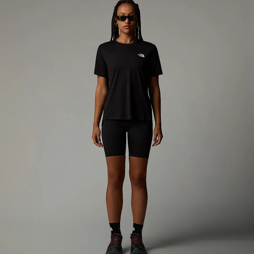 Cheap The North Face Flex Graphic T-shirt Til Damer TNF Black