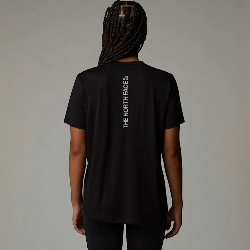 Cheap The North Face Flex Graphic T-shirt Til Damer TNF Black