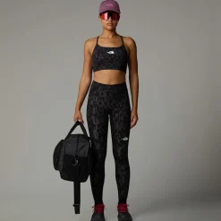 Sale The North Face Flex High Rise Leggings Med Print I Ankellængde Til Damer Asphalt Grey Patchwork Print