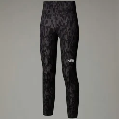 Sale The North Face Flex High Rise Leggings Med Print I Ankellængde Til Damer Asphalt Grey Patchwork Print