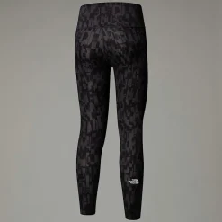 Sale The North Face Flex High Rise Leggings Med Print I Ankellængde Til Damer Asphalt Grey Patchwork Print