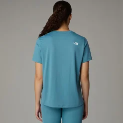 Clearance The North Face Flex T-shirt Til Damer Algae Blue