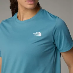 Clearance The North Face Flex T-shirt Til Damer Algae Blue