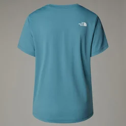 Clearance The North Face Flex T-shirt Til Damer Algae Blue