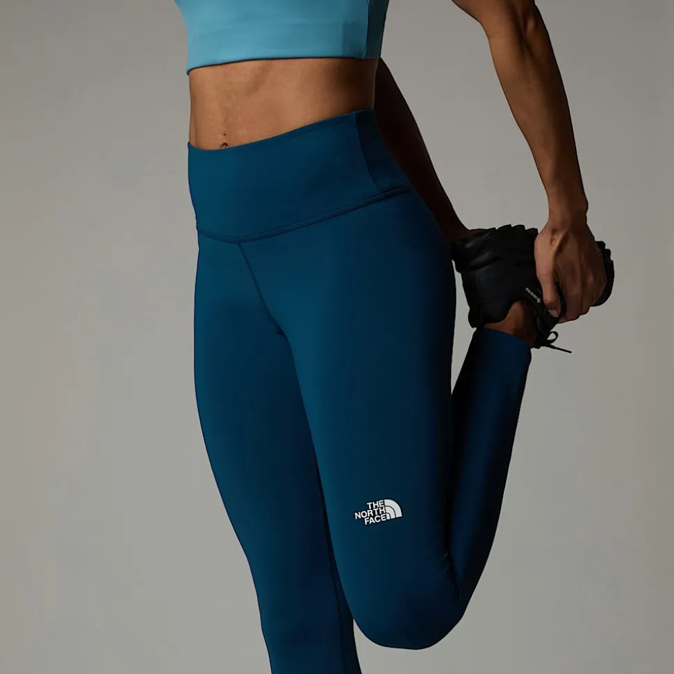 Outlet The North Face Flex Warm Leggings Til Damer Midnight Petrol