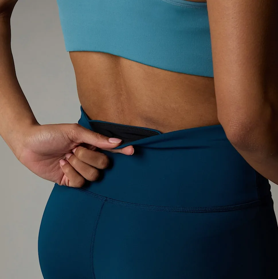 Outlet The North Face Flex Warm Leggings Til Damer Midnight Petrol