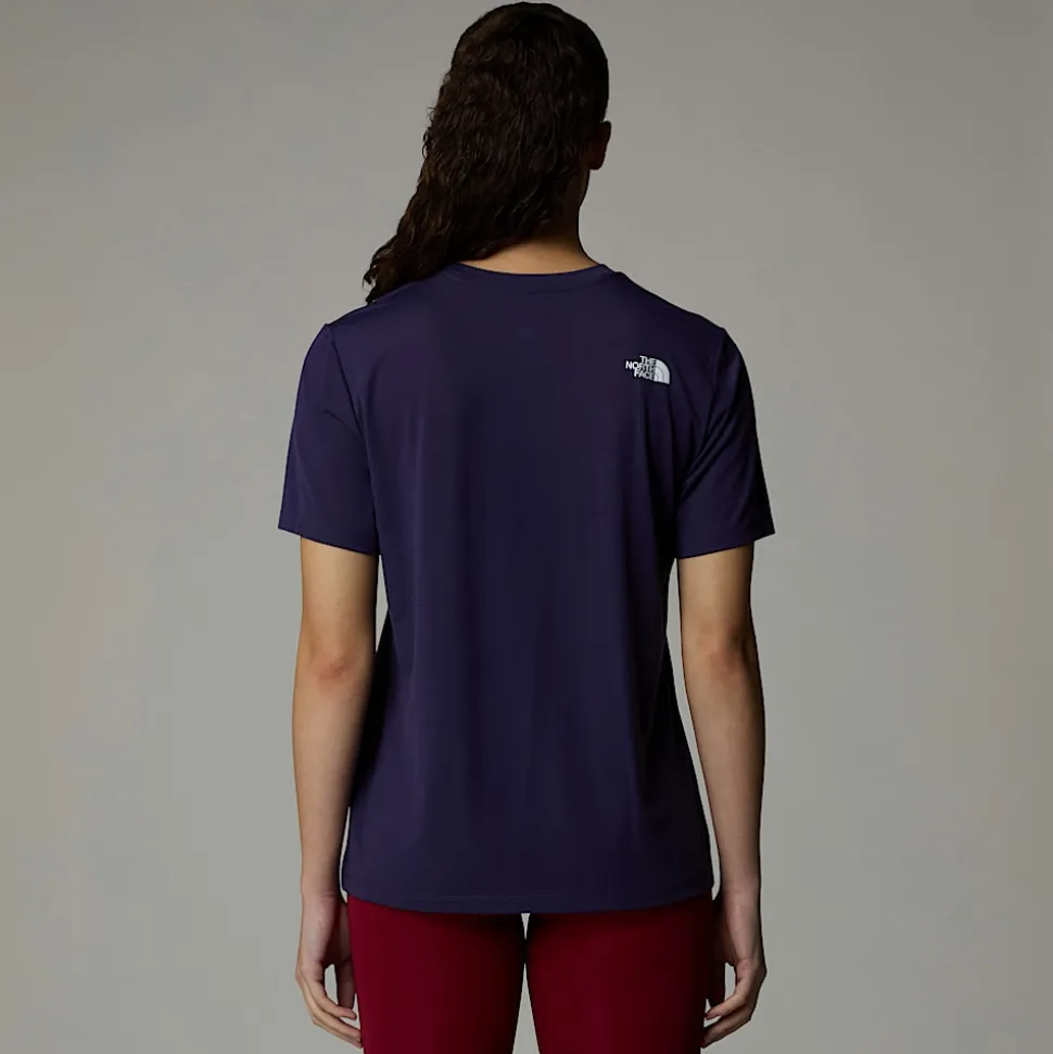 Cheap The North Face Foundation Mountain T-shirt Til Damer Eternal Purple