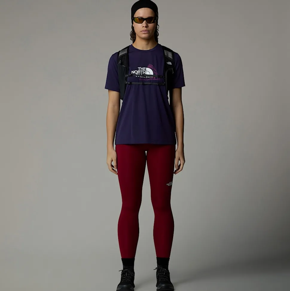 Cheap The North Face Foundation Mountain T-shirt Til Damer Eternal Purple