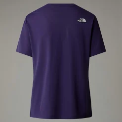 Cheap The North Face Foundation Mountain T-shirt Til Damer Eternal Purple