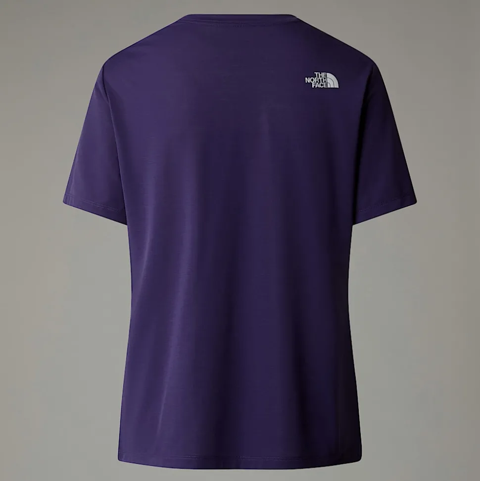 Cheap The North Face Foundation Mountain T-shirt Til Damer Eternal Purple