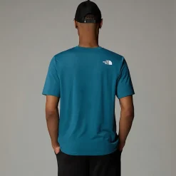 New The North Face Foundation Mountain T-shirt Til Herrer MALLARD BLUE