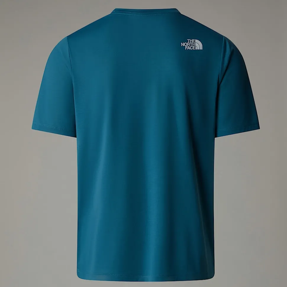 New The North Face Foundation Mountain T-shirt Til Herrer MALLARD BLUE