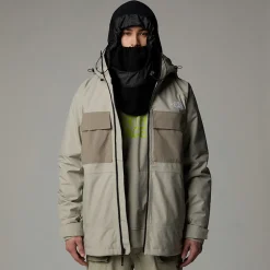 Best Sale The North Face Fourbarrel Triclimate 3-i-1 Jakke Til Herrer Clay Grey-TNF Black