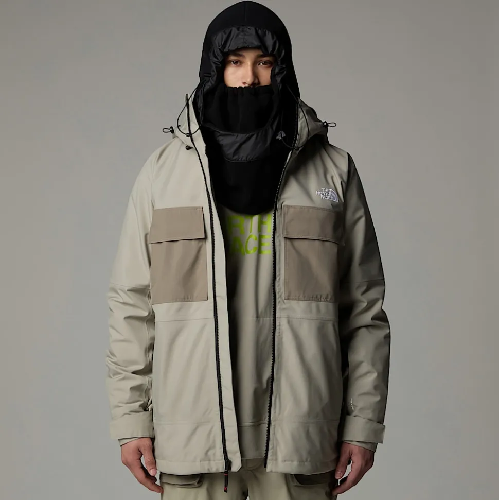 Best Sale The North Face Fourbarrel Triclimate 3-i-1 Jakke Til Herrer Clay Grey-TNF Black