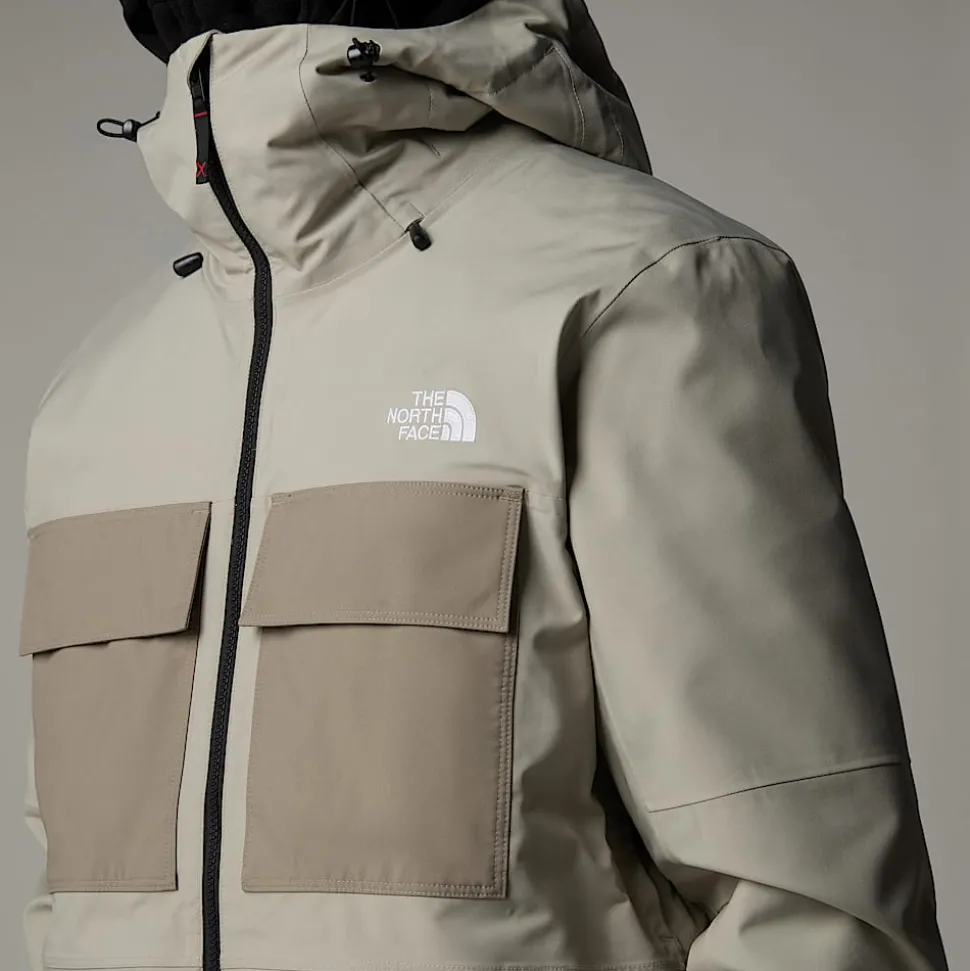 Best Sale The North Face Fourbarrel Triclimate 3-i-1 Jakke Til Herrer Clay Grey-TNF Black