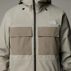 Best Sale The North Face Fourbarrel Triclimate 3-i-1 Jakke Til Herrer Clay Grey-TNF Black