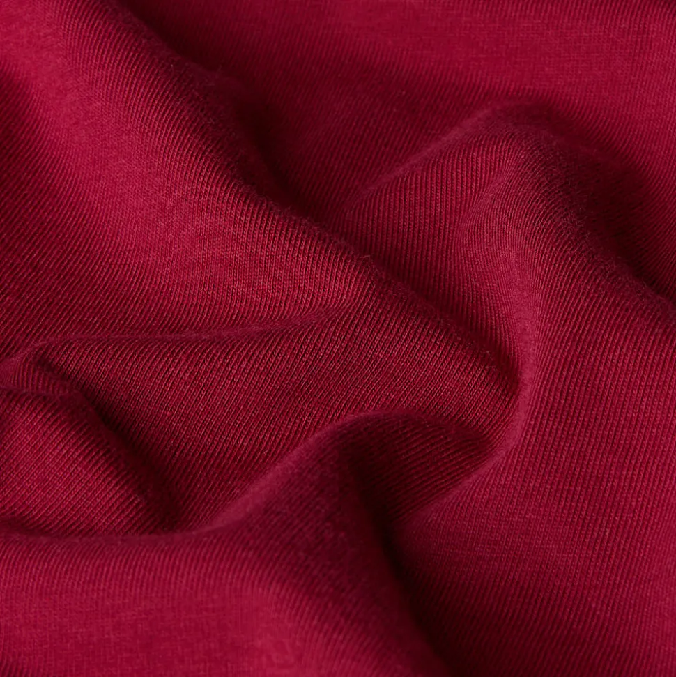 Store The North Face France Redbox T-shirt Til Unge Beetroot-White Dune